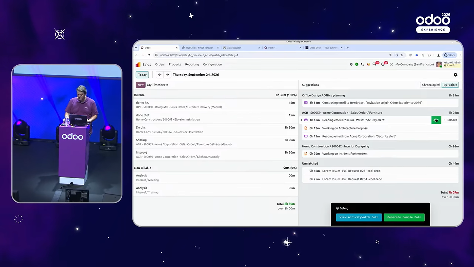 ActivityWatchの記録から作成するタイムシート